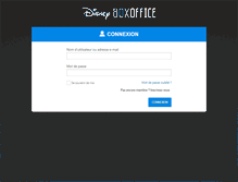 Tablet Screenshot of disneyboxoffice.com